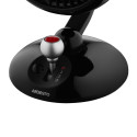 Вентилятор ARDESTO AviaFan FT-F3600BL настільний, 12см, акумулятор, підсвічування, USB-A Type-C, чорний