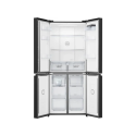 Холодильник SBS Gorenje, 190х65х80см, 4 двері, 286(149)л, А+, NoFrost+, Інвертор , Зона св-ті, Диспл, Чорний