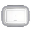 Контейнер для зберігання харчових продуктів ARDESTO Gemini 1.06л, боросилікатне скло, пластик, прямокутний, прозорий