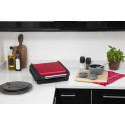 Гриль Russell Hobbs прижимний Family SteelGrill 1650Вт, темп. режимів-1, метал, червоно-чорний