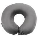 Подушка ортопедична ARDESTO Sleepwell Travel 31х28х10см, для шиї, піна меморі, сірий