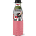 Термопляшка Tefal Bludrop, 500мл, нержавіюча сталь, пластик, рожевий