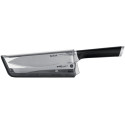 Кухонний ніж кухарський Tefal Eversharp, 16.5см, з чохол-точило нержавіюча сталь, пластик, чорний