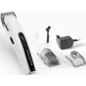 Машинка для стрижки Rowenta Nomad, мережа+акум., роторний мотор, насадок-2, кейс, сталь, біло-чорний