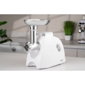 М'ясорубка ARDESTO, 1900Вт, 1.8кг/хв, 3 решітки, насадка для ковбас, кеббе, 4 терки, пластик, білий