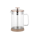 Френч-прес ARDESTO Gemini, 800мл, боросилікатне скло, нержавіюча сталь, прозорий, мідний