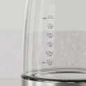 Електрочайник Electrolux 1.7л, Strix, скло, сріблясто-чорний