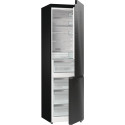 Холодильник з нижн. мороз. камерою Gorenje, 203х66х60см, 2 двері, 257(121)л, А+, Total NF, Зона св-ті, Інвертор, Зовн. Дисп, Wi-Fi, Чорний