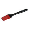 Пензлик ARDESTO Golden Brown, 25см, силікон, пластик, чорно-червоний