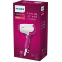 Фен Philips DryCare Essential дорожній, 1400Вт, 2 режими, хол. обдув, рожевий
