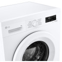 Пральна машина LG фронтальна, 7кг, 1200, A, 44см, дисплей, пара, інвертор, білий