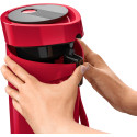 Термос Tefal Ponza Pump, 1.9л, пластик, скло, червоний