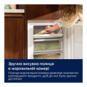 Холодильник Electrolux вбудований з нижн. мороз., 177x55х55, холод.відд.-192л, мороз.відд.-65л, 2дв., E, Combi, інв., білий