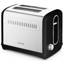Тостер Gorenje, 950Вт, функц. розморожування, автовідключення, пластик + металл, чорний