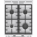 Плита Gorenje комбінована, 70л, 50x60см, дисплей, чавун, білий