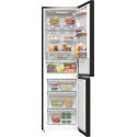 Холодильник Gorenje NRK619EABXL4 з нижн. мороз. камерою, 185х60х60см, 2 дв., Х- 204л, М- 96л, A+, NoFrost Plus, Fresh zone, чорний
