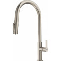 Змішувач для кухні Franke Maris Slim J Clear Water, довж.виливу - 221 мм, поворотний, 1+1 фільтр, сталь