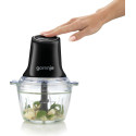 Подрібнювач Gorenje, 500Вт, чаша-1000мл, скло, чорний