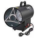 Теплова гармата газова Neo Tools, 50кВт, 300м2, 650м3/год, чорний, 7.5кг