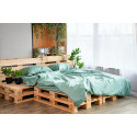 Простирадло ARDESTO Mix&Match, 240х260см, 100% бавовна, сатин, зелений