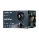 Вентилятор ARDESTO AviaFan FT-F3600BL настільний, 12см, акумулятор, підсвічування, USB-A Type-C, чорний