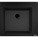 Мийка кухонна Hansgrohe S51, граніт, квадрат, без крила, 560х510х190мм, чаша - 1, накладна, S510-F450, чорний графіт