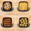 Мультипіч Tefal Easy Fry XL Surface, 2200Вт, чаша-4л, сенсорне керув., з віконцем, 10 програм, пластик, чорно-сірий