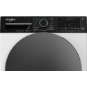 Пральна машина Whirlpool фронтальна, 8кг, 1200, А, 44.4см, дисплей, пара, інвертор, люк чорний, білий