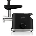 М'ясорубка Gorenje, 1800Вт, 2.1кг/хв, 2 решітки, насадка для ковбас, пластик/метал, чорний