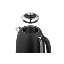 Електрочайник ARDESTO Vintage Dream 1.8л, Strix, метал, чорний матовий