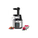 Соковитискач Tefal Juice&Clean шнековий 150Вт, чаша-0.8л, жмих-0.8л, пластик, сріблясто-чорний