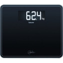 Ваги Beurer підлогові, 200кг, товщина 8мм, великий дисплей, AAAx3 в комплекті, скло, чорний
