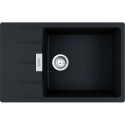 Мийка кухонна Franke Centro, фраграніт, прямокутник, з крилом, 780х500х200мм, чаша - 1, накладна, CNG 611-78 XL , онікс