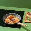 Сковорода Tefal Renew, 28см, алюміній, бакеліт, чорний
