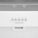 Витяжка ARDESTO вбудована, 52см, 700м3ч, скло, 2х1Вт LED, кнопкове, білий