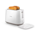 Тостер Philips Daily Collection 830Вт, кришка від пилу, пластик, білий