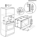 Холодильник Electrolux вбудований для вина, 45x60х58, полок - 2, зон - 1, бут-15, ST, чорний матовий