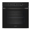 Духова шафа Indesit електрична, 66л, A, конвекція, чорний