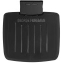 Гриль George Foreman прижимний Immersa Small, 1100Вт, темп. режимів-1, з`ємні пластини, метал, пластик, чорний