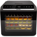 Сушарка для продуктів Gorenje 580Вт, піддонів - 6x1.5см, діаметр - 25см, макс - 75°С, дисплей, пластик+метал, чорний