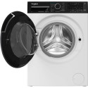 Пральна машина Whirlpool фронтальна, 8кг, 1200, А, 44.4см, дисплей, пара, інвертор, люк чорний, білий