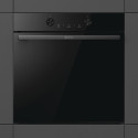 Духова шафа Gorenje електрична, 77л, A+, пара, дисплей, піроліз, чорний