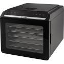 Сушарка для продуктів Gorenje 580Вт, піддонів - 6x1.5см, діаметр - 25см, макс - 75°С, дисплей, пластик+метал, чорний