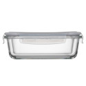 Контейнер для зберігання харчових продуктів ARDESTO Gemini 1.06л, боросилікатне скло, пластик, прямокутний, прозорий