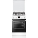 Плита Hansa комбінована, 50х60см, 62л, чавун, газ контр., дисплей, білий