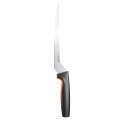 Кухонний ніж філейний Fiskars Functional Form, 21.6см, нержавіюча сталь, пластик, чорний
