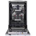 Посудомийна машина Hotpoint вбудована, 10компл., A++, 45см, дисплей, 3й кошик, білий