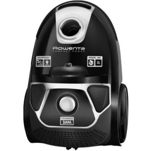 Пилосос Rowenta мішковий Compact Power Animal Care, 750Вт, конт пил -3л, НЕРА13, турбощітка, чорний