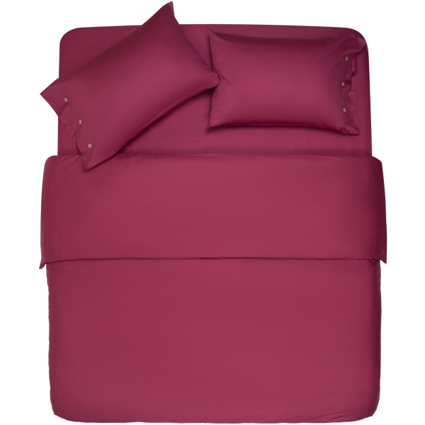 Простирадло ARDESTO Mix&Match, 240x260см, 100% бавовна, сатин, бордовий