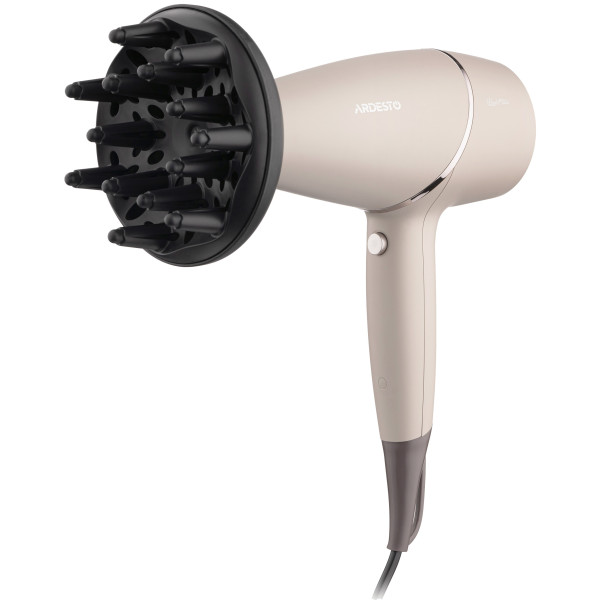 Фен ARDESTO Pearl Cream HD-Y701PERL, 1750-2100Вт, 3 швидкості, 3 темп.режими, бежевий